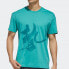 Фото #3 товара adidas 运动型格圆领 短袖T恤 男款 绿色 / Футболка Adidas T FM9363