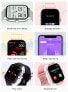 Фото #2 товара Smartwatch WO2GTG - Pink Silicone