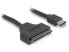 Фото #1 товара Delock SATA cable - 0.5m - 0.5 m - eSATAp - Black