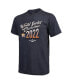 ფოტო #3 პროდუქტის Men's Threads Navy Houston Astros 2022 World Series Champions Life Of The Party Tri-Blend T-shirt