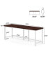 Фото #1 товара 78.7 inch Double Computer Desk, Extra Long 2 Person Desk Workstation, Large Office Desk Study Writing Table for Home Office