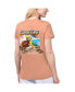 Фото #2 товара Women's Coral Cincinnati Bengals Game Time V-Neck T-shirt