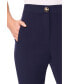 ფოტო #2 პროდუქტის Women's Cropped Twill Slim Pants