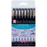 Set of Felt Tip Pens Talens Sakura Pigma Micron PN 8 Pieces Multicolour