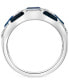 ფოტო #3 პროდუქტის EFFY® Blue & White Topaz Statement Ring (2-3/4 ct. t.w.) in Sterling Silver