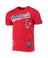 ფოტო #2 პროდუქტის Men's Red St. Louis Cardinals Taping T-shirt