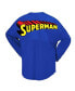 Фото #3 товара Men's and Women's Royal Superman Original Long Sleeve T-shirt