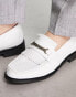 H by Hudson Exclusive Archer loafers in white leather