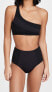 L*Space 291612 Women's Jackie Bikini Bottoms, Black, Size L