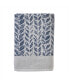 Фото #1 товара Distressed Leaves Turkish Cotton 2 Piece Hand Towel Set, 26" x 16"