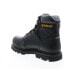 Caterpillar Structure Cool Composite Toe P91343 Mens Black Wide Work Boots 12