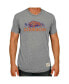 Men's Gray Clemson Tigers Big and Tall Tri-Blend T-shirt