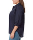 ფოტო #3 პროდუქტის Plus Size Amanda Shirt