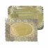 Snack tray Algon Golden Rectangular 23 x 29,5 x 1 cm (48 Units)