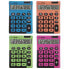 MILAN Display Box 6 Desktop 10 Digit Calculators Duo Assorted Colors