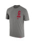 Men's Heather Gray Georgia Bulldogs Campus Letterman Tri-Blend T-shirt