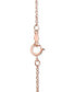 Фото #2 товара LALI Jewels sapphire (1/6 ct. t.w.) & Diamond (1/10 ct. t.w.) 18" Pendant Necklace in 14k Rose Gold or 14k White Gold