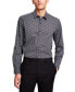 Фото #1 товара Men's Four Geo Print Long Sleeve Shirt, Created for Macy's