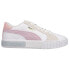 Puma Cali Star Mix Lace Up Womens White Sneakers Casual Shoes 38022013
