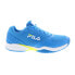 Fila Volley Zone 1PM00595-424 Mens Blue Canvas Lifestyle Sneakers Shoes 7