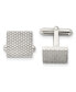 Фото #1 товара Stainless Steel Polished and Textured Cufflinks