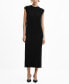 ფოტო #1 პროდუქტის Women's Pleated Long Dress