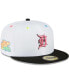 Фото #1 товара Men's White Detroit Tigers Neon Eye 59FIFTY Fitted Hat