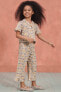 Фото #1 товара Пижама детская ZARA Floral culottes - limited edition