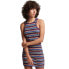 SUPERDRY Vintage Stripe Sleeveless Short Dress