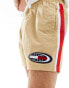 Tommy Jeans archive runner shorts in sand