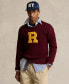 Men's Big Fit Cotton Letterman Sweater