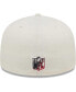 ფოტო #2 პროდუქტის Men's Cream San Francisco 49ers Chrome Color Dim 59FIFTY Fitted Hat