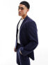 ASOS DESIGN slim suit jacket in navy