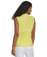 ფოტო #2 პროდუქტის Women's Pleated Geo-Print V-Neck Top