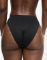 Фото #2 товара Hollister ribbed high leg co-ord bikini bottoms in black