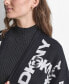 ფოტო #4 პროდუქტის Women's Collarless Long-Sleeve Logo Cardigan