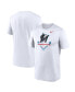 Фото #2 товара Men's White Miami Marlins Big and Tall Icon Legend Performance T-shirt