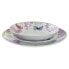 Фото #2 товара Набор посуды DKD Home Decor Бабочка Синий Белый Зеленый Розовый Фарфор (18 Предметы)