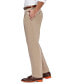 Фото #4 товара Men's Premium No Iron Khaki Classic Fit Pleat Hidden Expandable Waist Pants