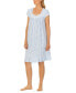 Фото #3 товара Women's Cotton Jersey Cap-Sleeve Nightgown