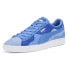 Фото #2 товара Puma Suede Camowave Earth Lace Up Mens Blue Sneakers Casual Shoes 39067301