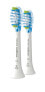 Фото #1 товара Philips C3 Optimal Plaque Defence HX9042/17 2-pack interchangeable sonic toothbrush heads - 2 pc(s) - White - Rubber - 2 Series plaque control - 2 Series plaque defense - 3 Series gum health - DiamondClean - DiamondClean... - Medium soft - Click-on