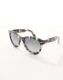 Фото #2 товара Ray-Ban wayfarer way sunglasses in grey tortoiseshell