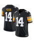 Men's George Pickens Black Pittsburgh Steelers Vapor F.U.S.E. Limited Jersey