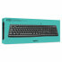 Фото #2 товара Клавиатура Logitech Keyboard K120 for Business Чёрный Белый Английский