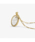 Ana Luisa rose Engraved Necklace - Hannah Gold, gold, pearl - фото #2