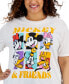 Фото #3 товара Trendy Plus Size Mickey & Friends Graphic-Print T-Shirt