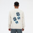 Фото #2 товара New Balance Men's 9060 Sole Print Long Sleeve T-Shirt White Size M