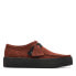 Фото #1 товара Clarks Wallabee Cup 26173658 Mens Burgundy Oxfords & Lace Ups Casual Shoes