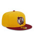 ფოტო #2 პროდუქტის Men's Yellow, Red Boston Celtics Fall Leaves 2-Tone 59FIFTY Fitted Hat